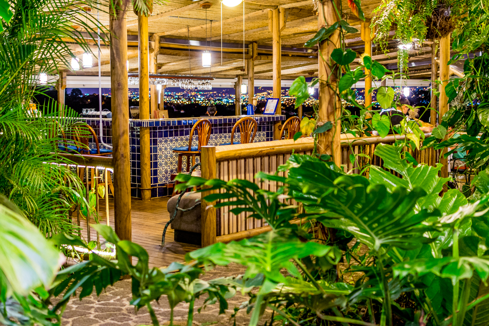 Bar at Finca Rosa Blanca in Costa Rica