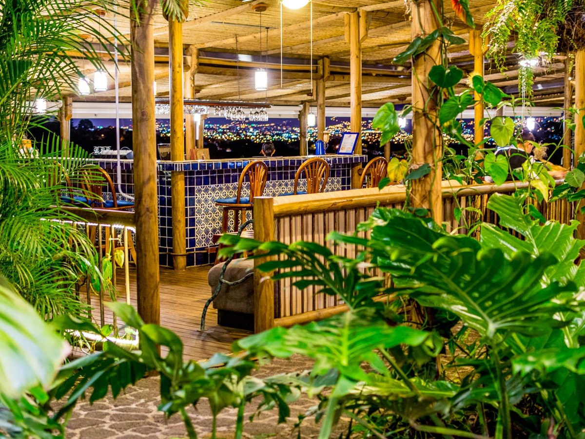 Bar at Finca Rosa Blanca in Costa Rica