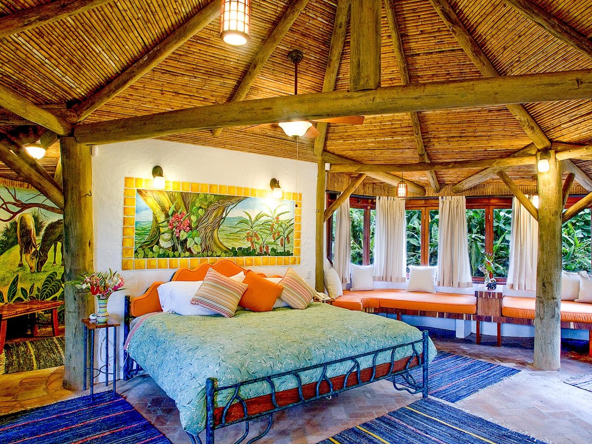 Ranchito master suite at Finca Rosa Blanca in Costa Rica