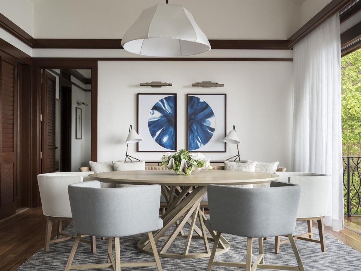 Guest suite dining table at Four Seasons Costa Rica on the Papagayo Peninsula