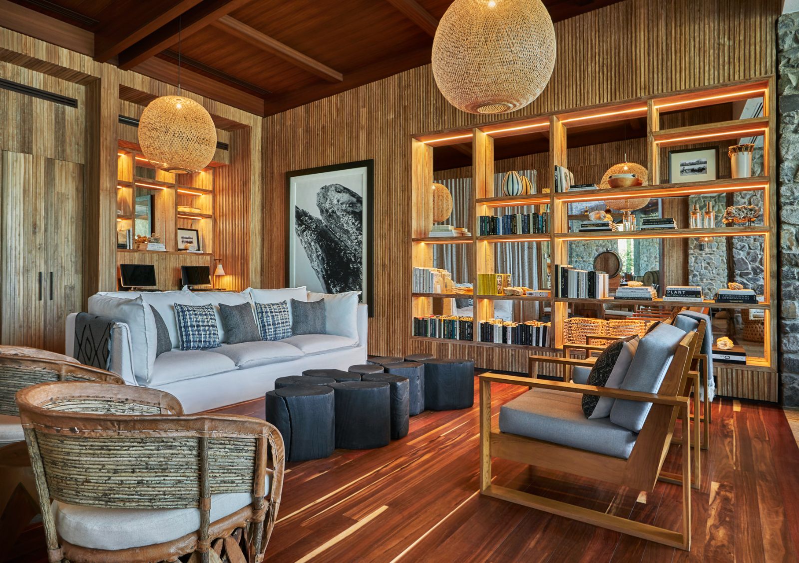 Library at Four Seasons Costa Rica on the Papagayo Peninsula