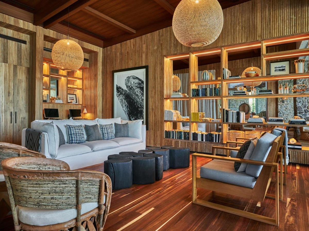Library at Four Seasons Costa Rica on the Papagayo Peninsula