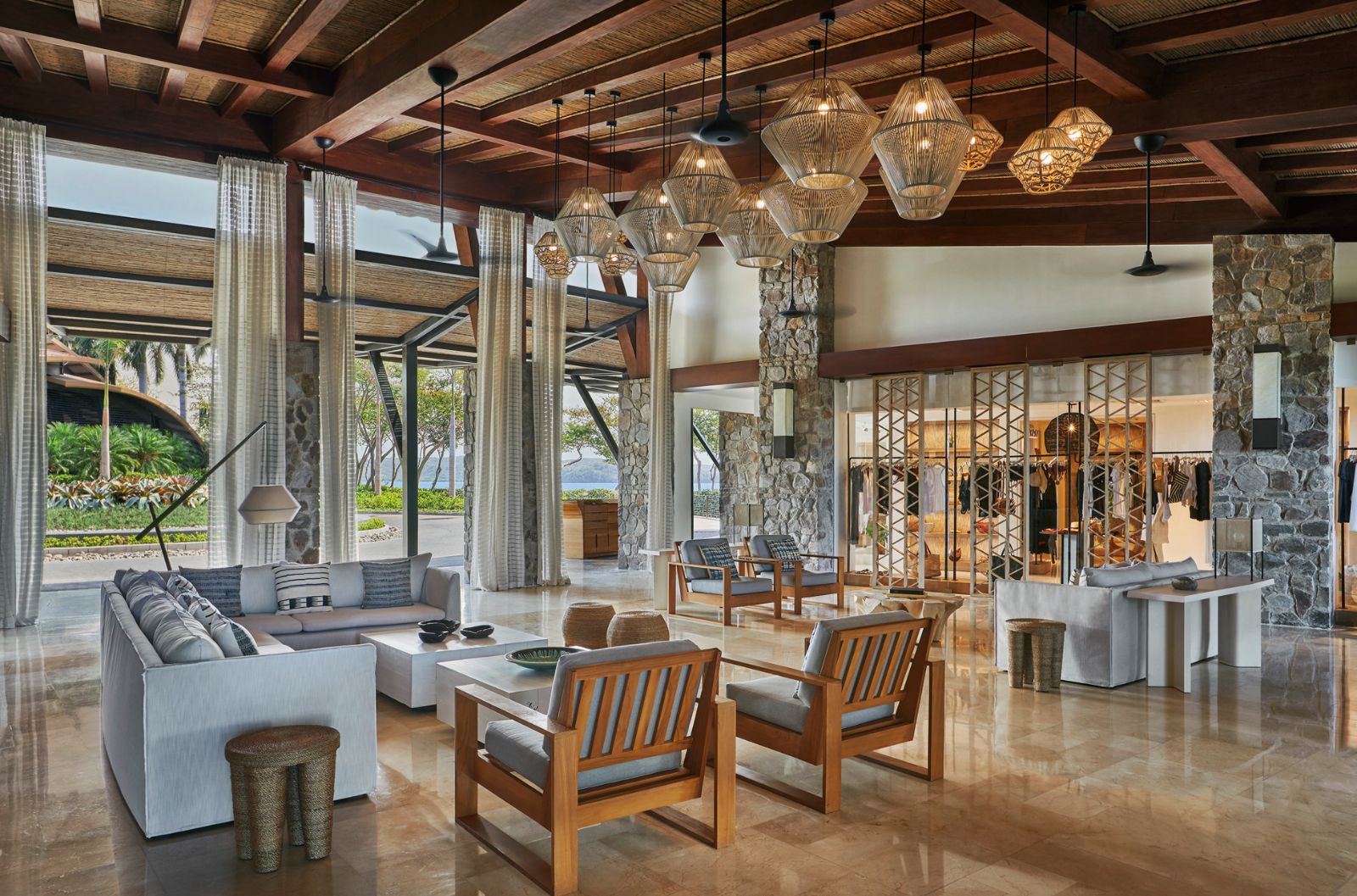 Lobby at Four Seasons Costa Rica on the Papagayo Peninsula