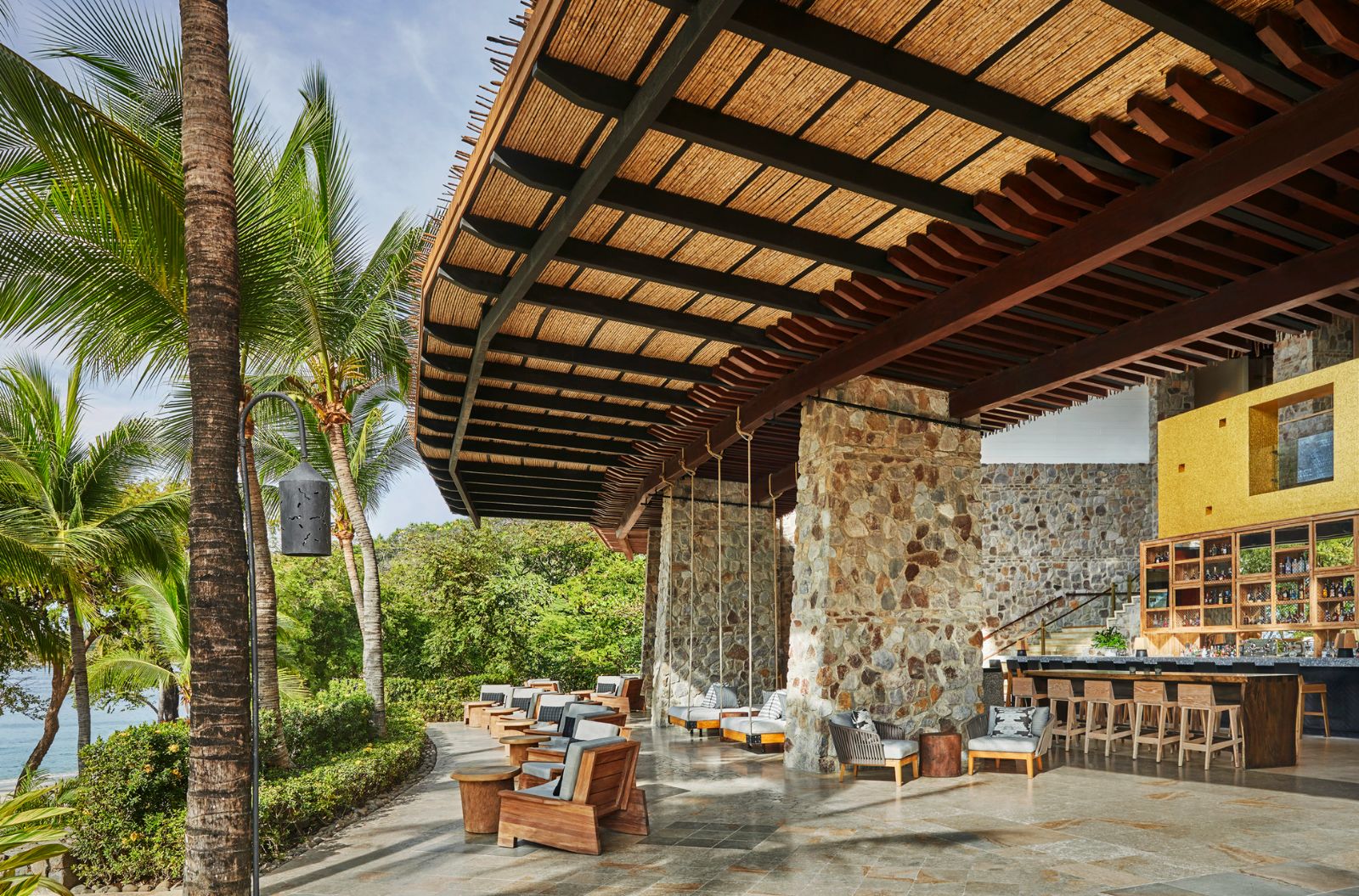 Four Seasons Costa Rica pool bar on the Papagayo Peninsula