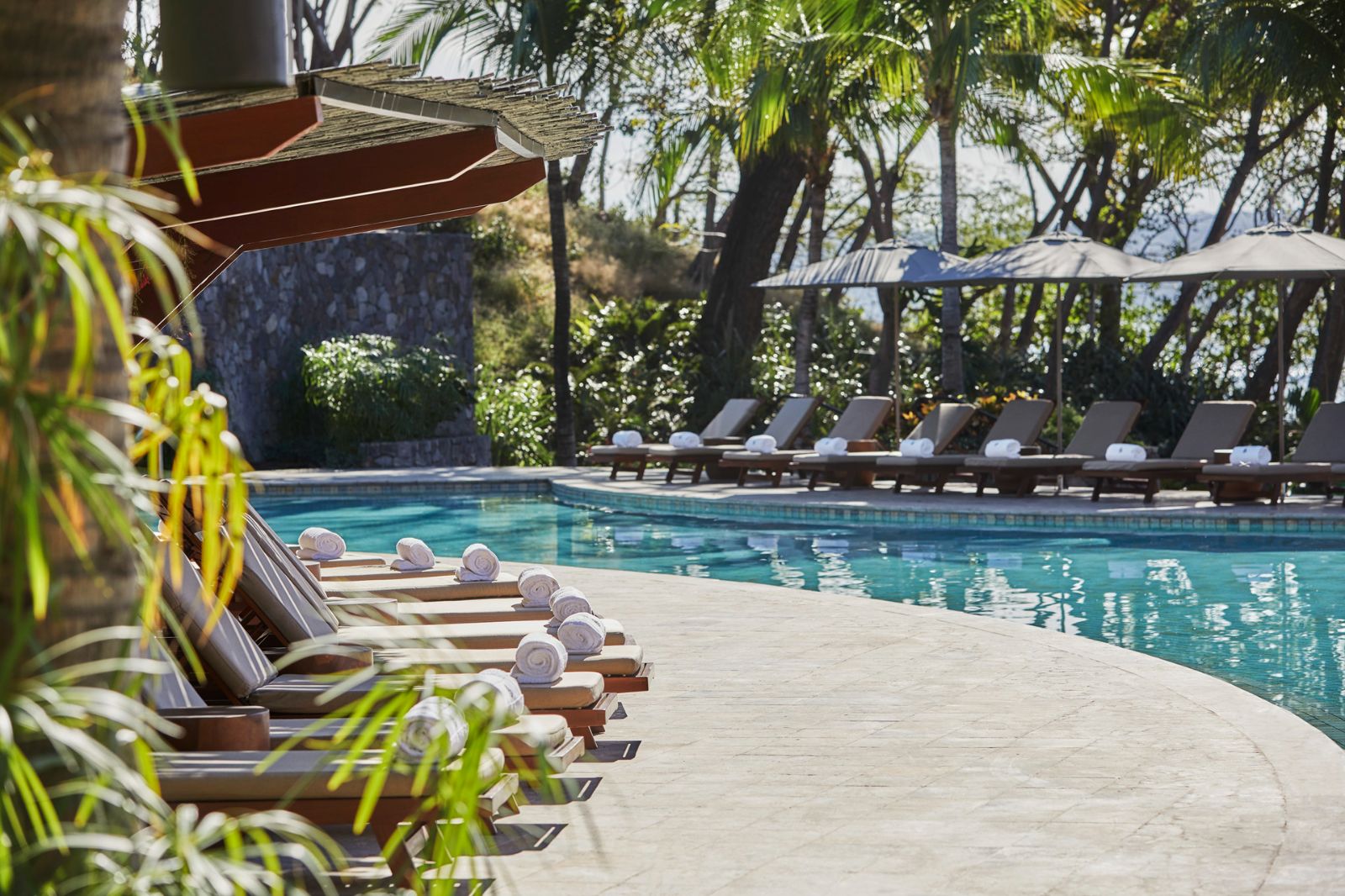 Poolside at Four Seasons Costa Rica on the Papagayo Peninsula