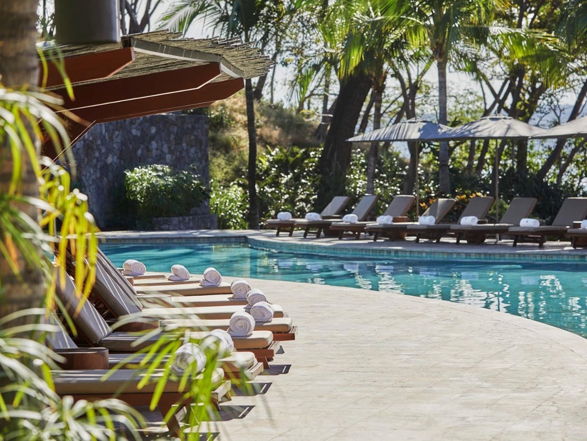 Poolside at Four Seasons Costa Rica on the Papagayo Peninsula