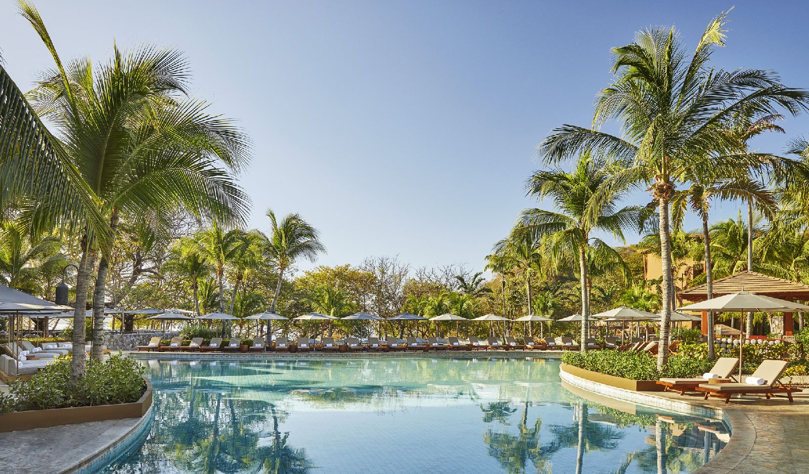 The swimming pool at the Four Seasons Costa Rica