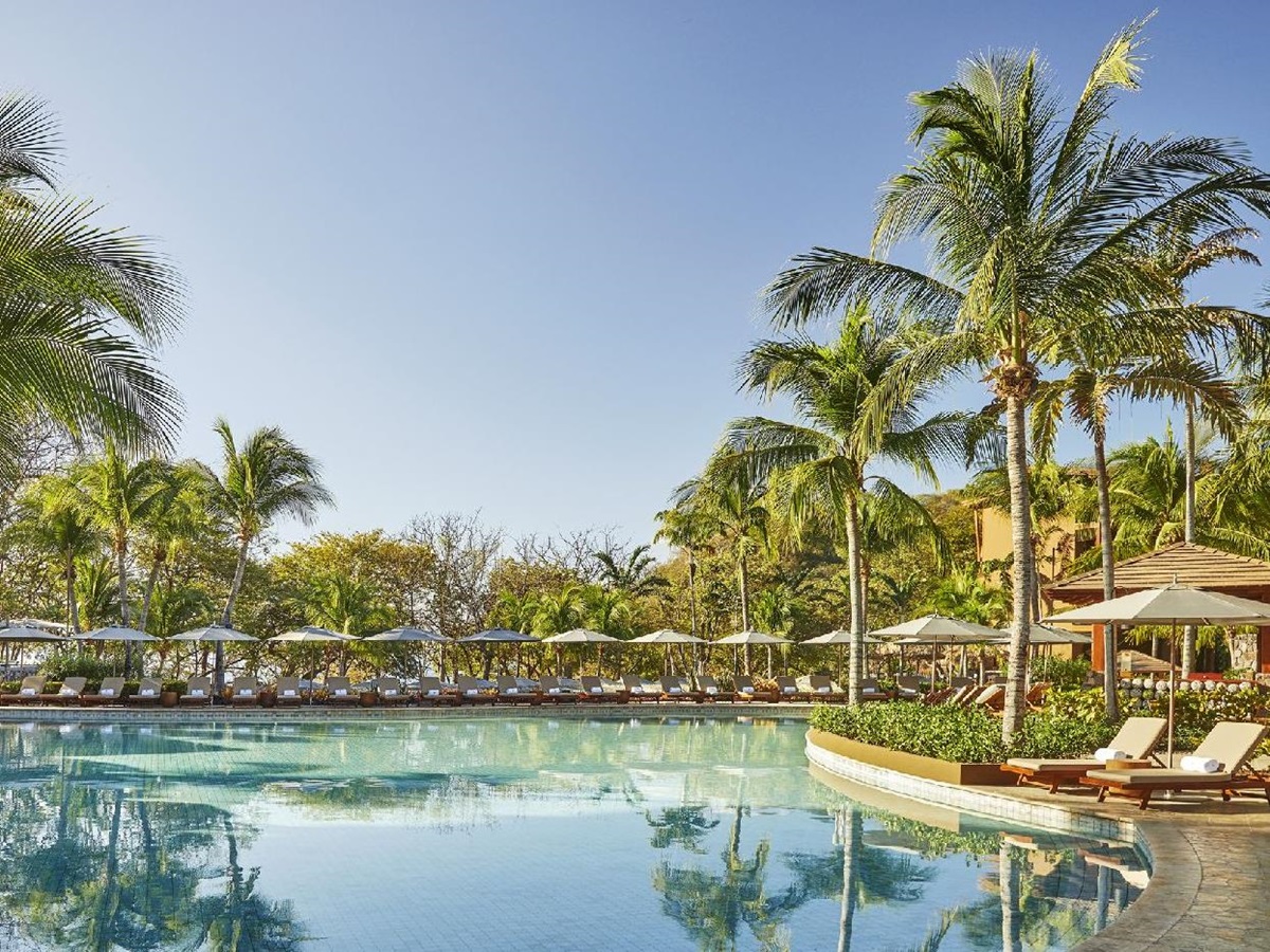The swimming pool at the Four Seasons Costa Rica