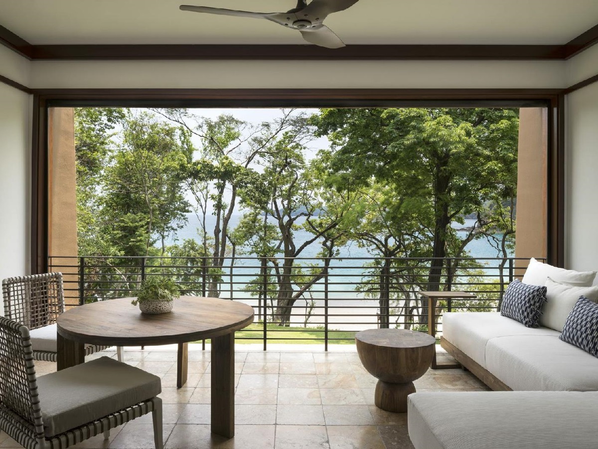 Views from a guest terrace at the Four Seasons Costa Rica