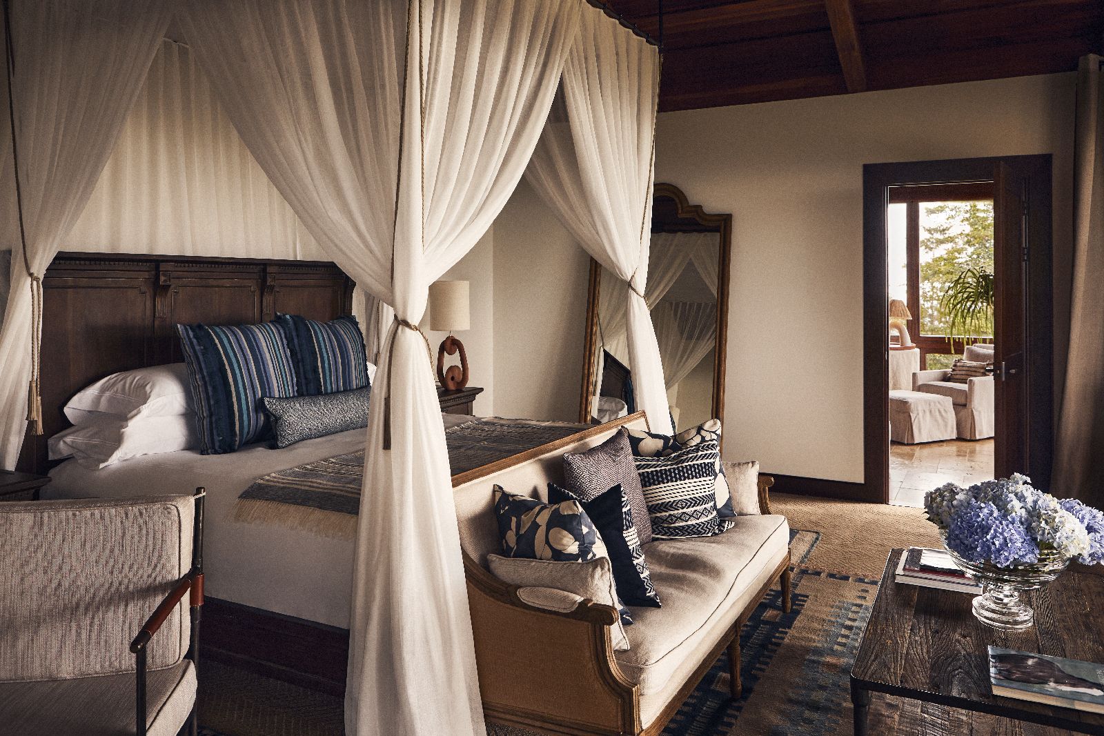 Bedroom of a Casita at Hacienda Alta Gracia Costa Rica
