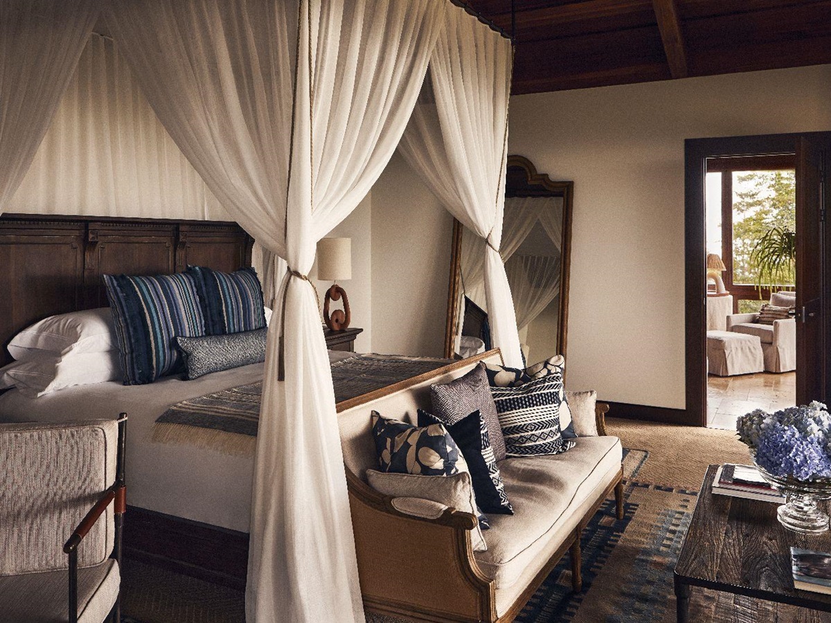 Bedroom of a Casita at Hacienda Alta Gracia Costa Rica