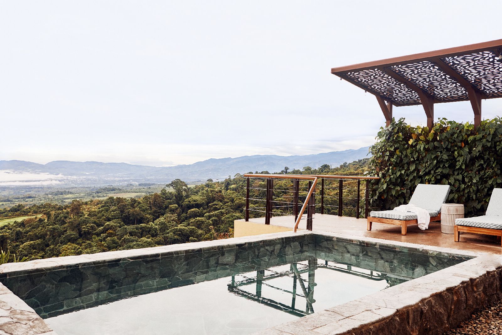 Private pool of a Casita at Hacienda Alta Gracia Costa Rica