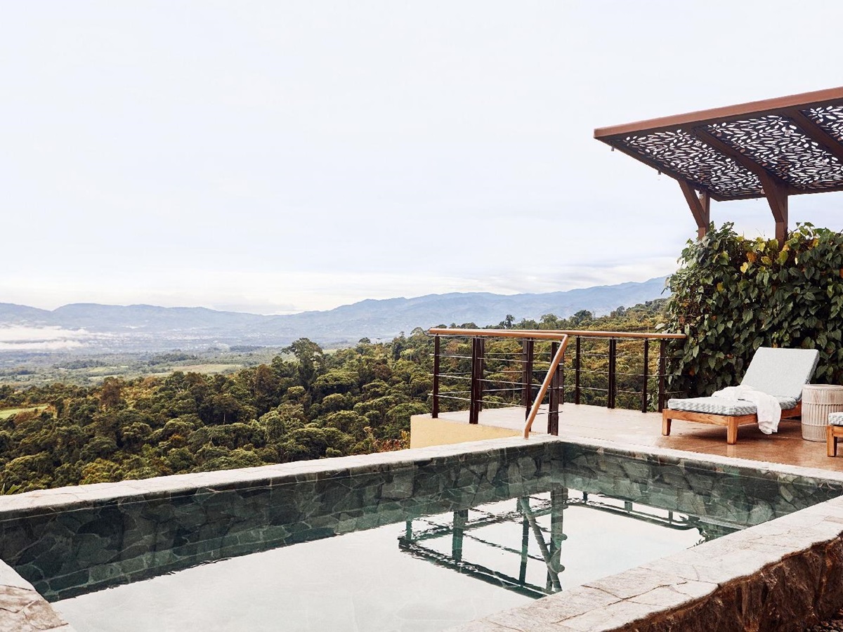 Private pool of a Casita at Hacienda Alta Gracia Costa Rica