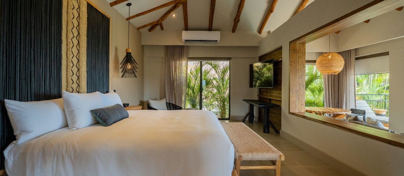 Contemporary guest room at Punta Islita beach hotel Costa Rica