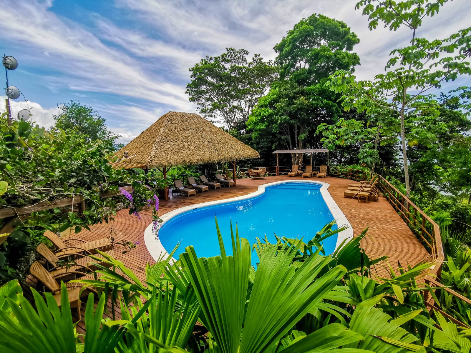 Pool at Lapa Rios resort in Costa Rica