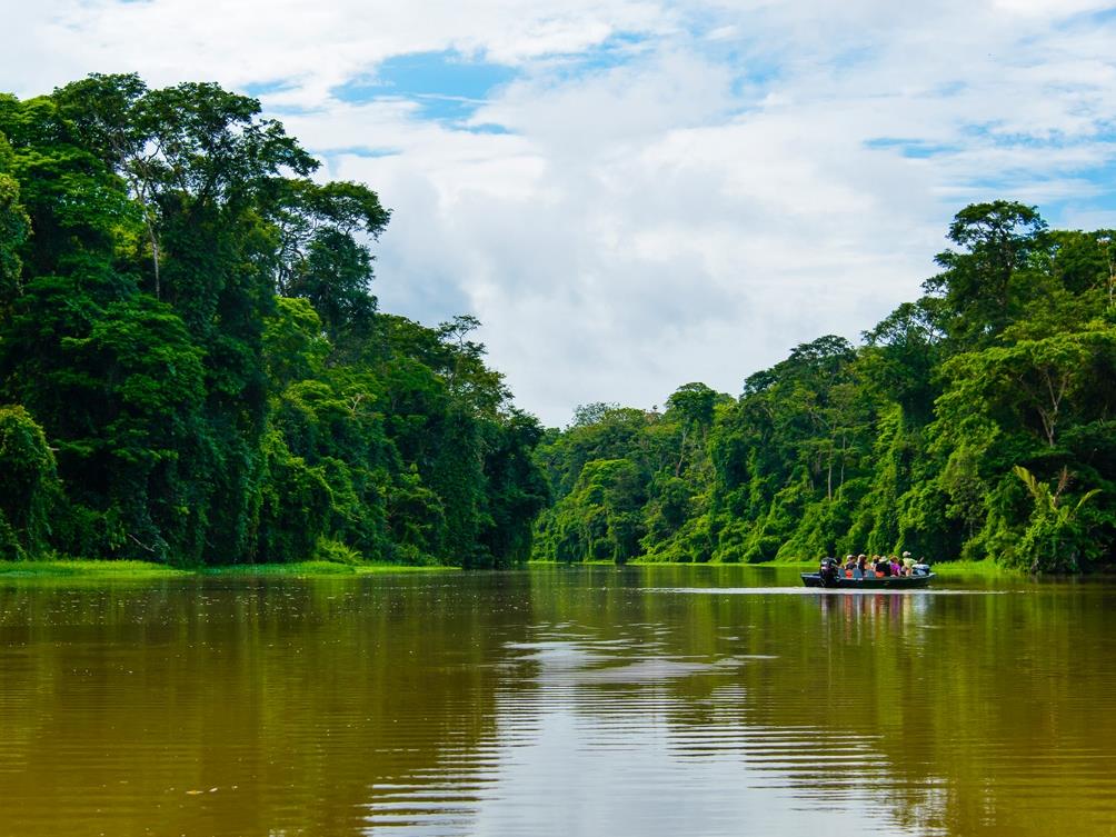 River at Manatus Lodge in Costa Rica