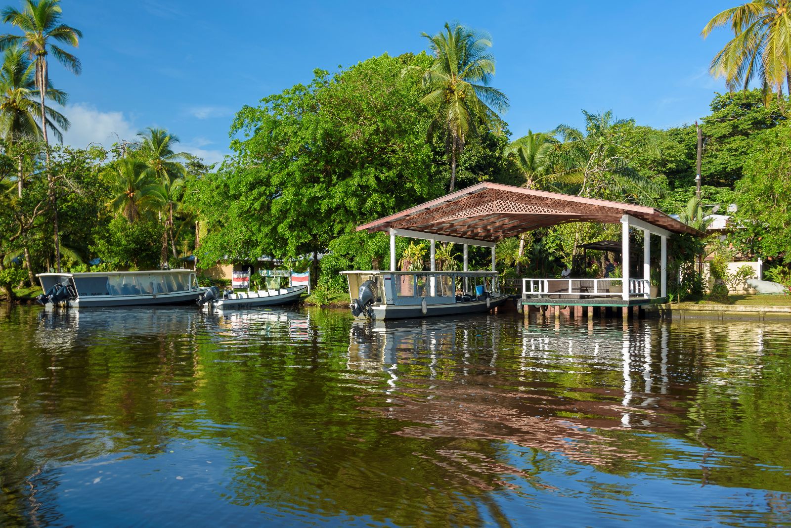 The dock at Manatus Lodge in Tortuguero Costa Rica