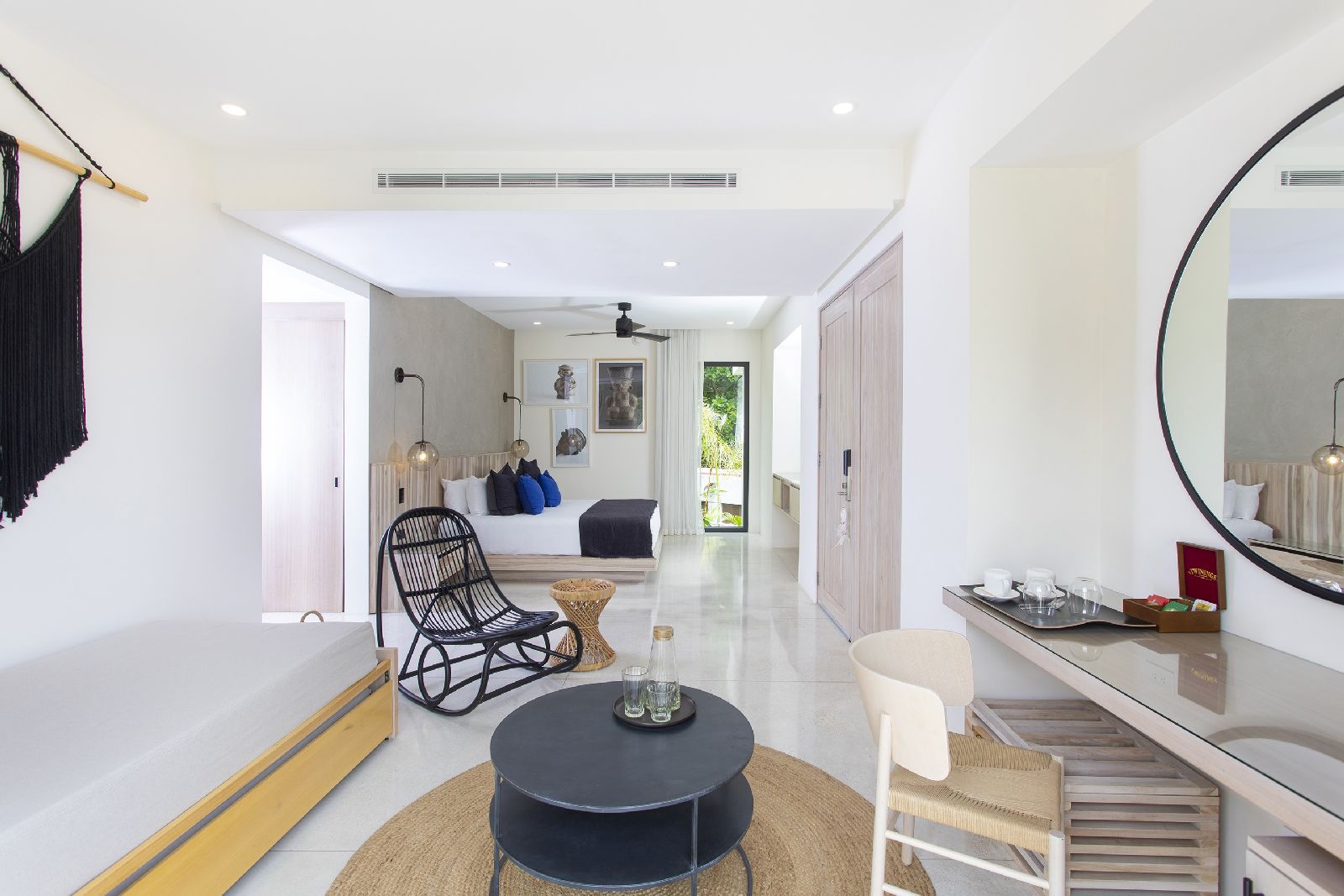 Interiors of a Nanku Suite at Nantipa beach resort in Costa Rica