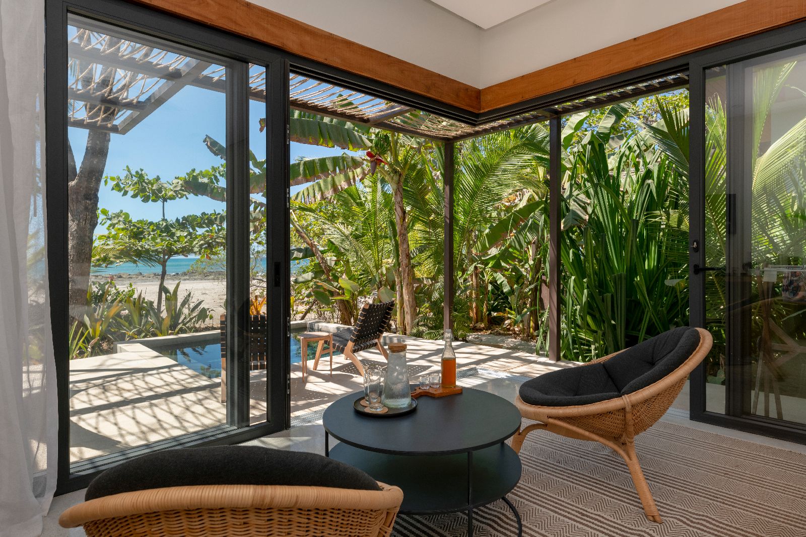 Suite with terrace and plunge pool at Nantipa beach resort in Costa Rica