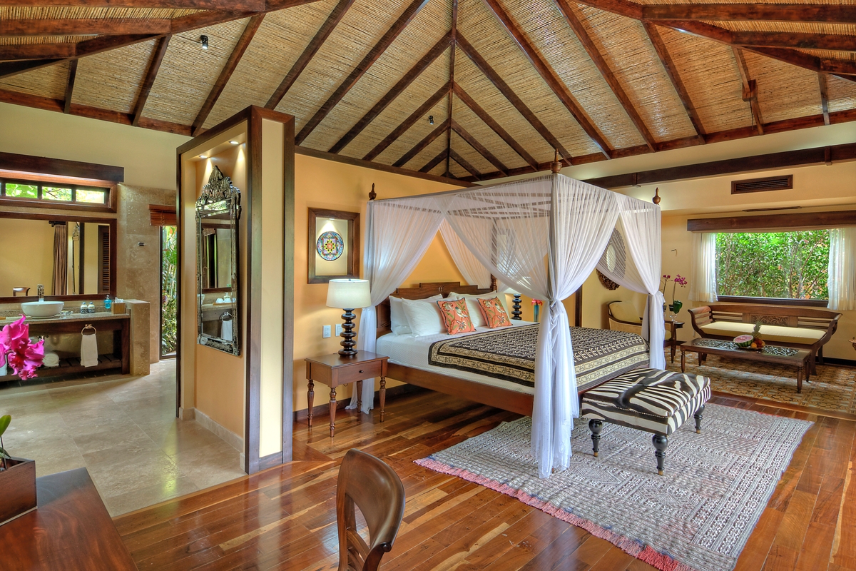 Bedroom at Nayara Springs in Costa Rica