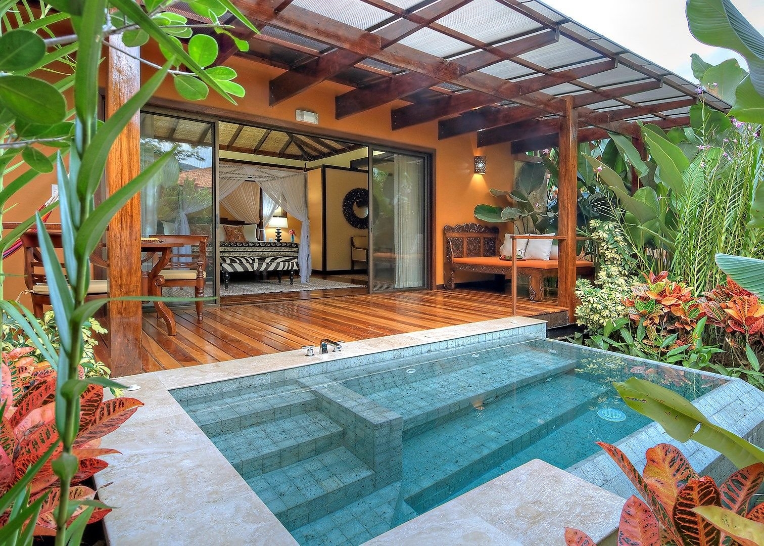 Private pool at Nayara Springs in Costa Rica