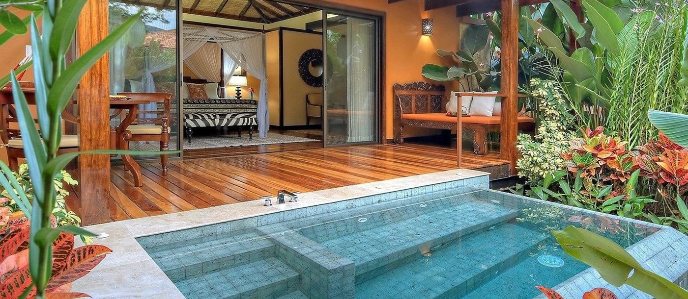 Private pool at Nayara Springs in Costa Rica