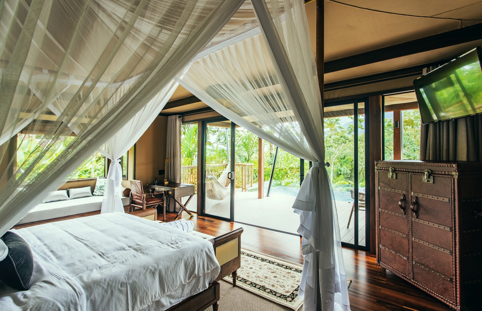 Luxury suite at Nayara Tented Camp Arenal Costa Rica