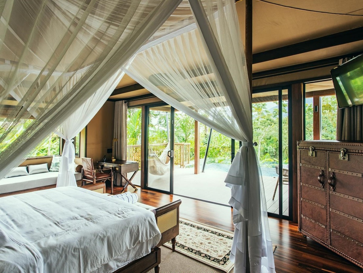 Luxury suite at Nayara Tented Camp Arenal Costa Rica