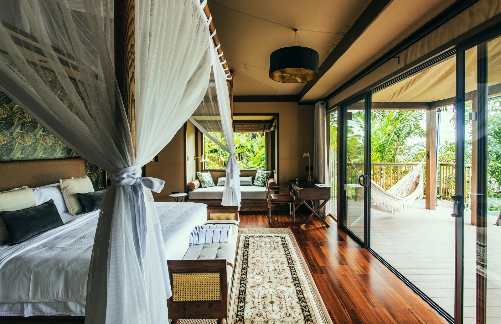 A tented suite at Nayara Tented Camp Arenal Costa Rica