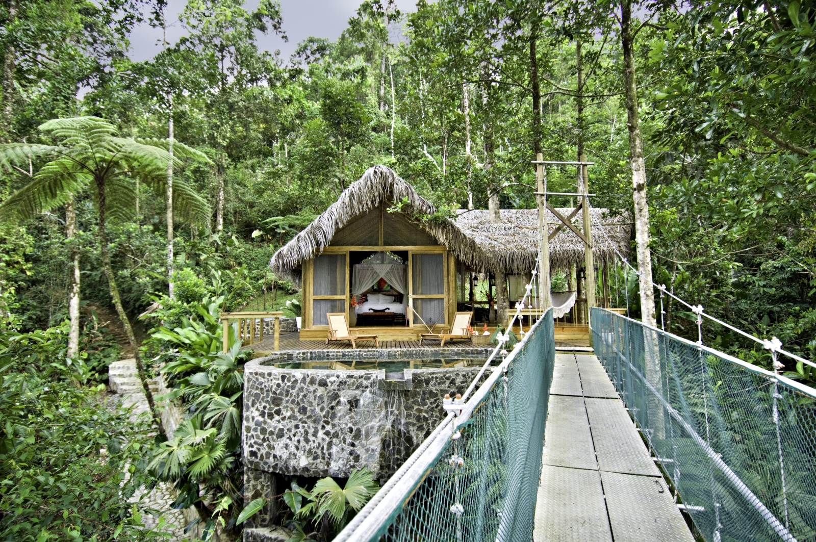 Cabin at Pacuare Lodge in Costa Rica