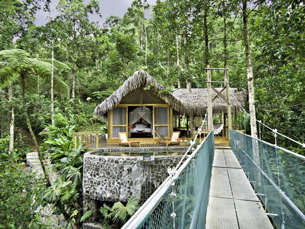 Cabin at Pacuare Lodge in Costa Rica