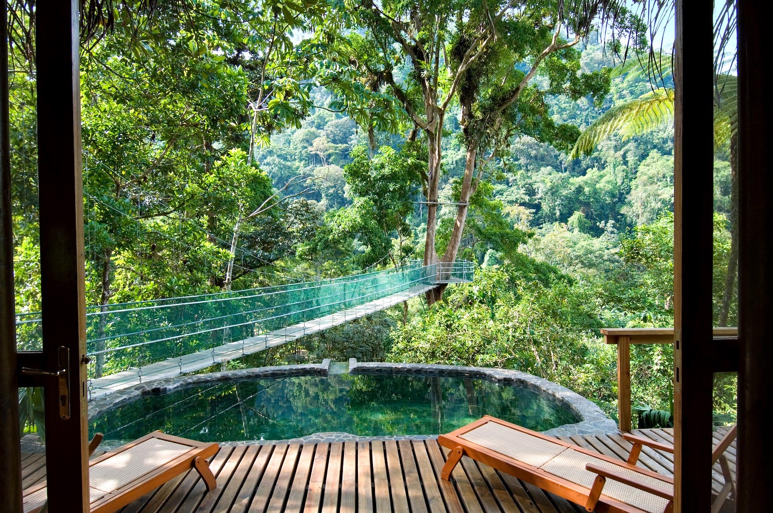Pool at Pacuare Lodge in Costa Rica