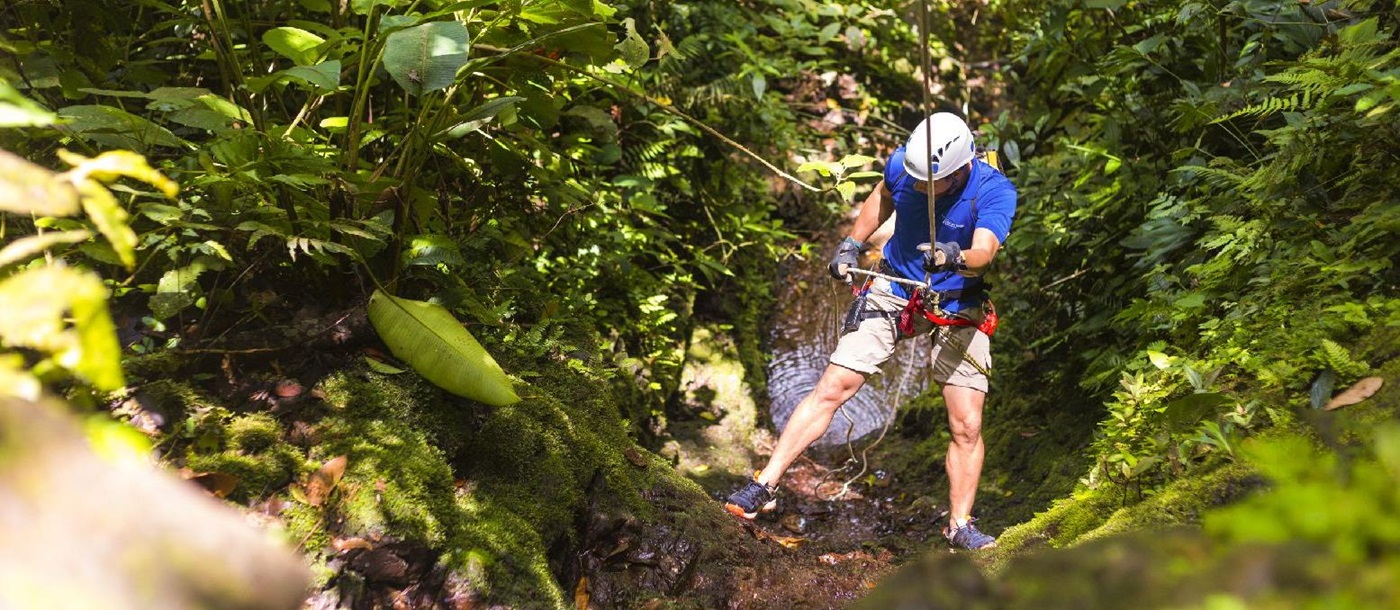 Rappelling and adventures from Pacuare Lodge Costa Rica
