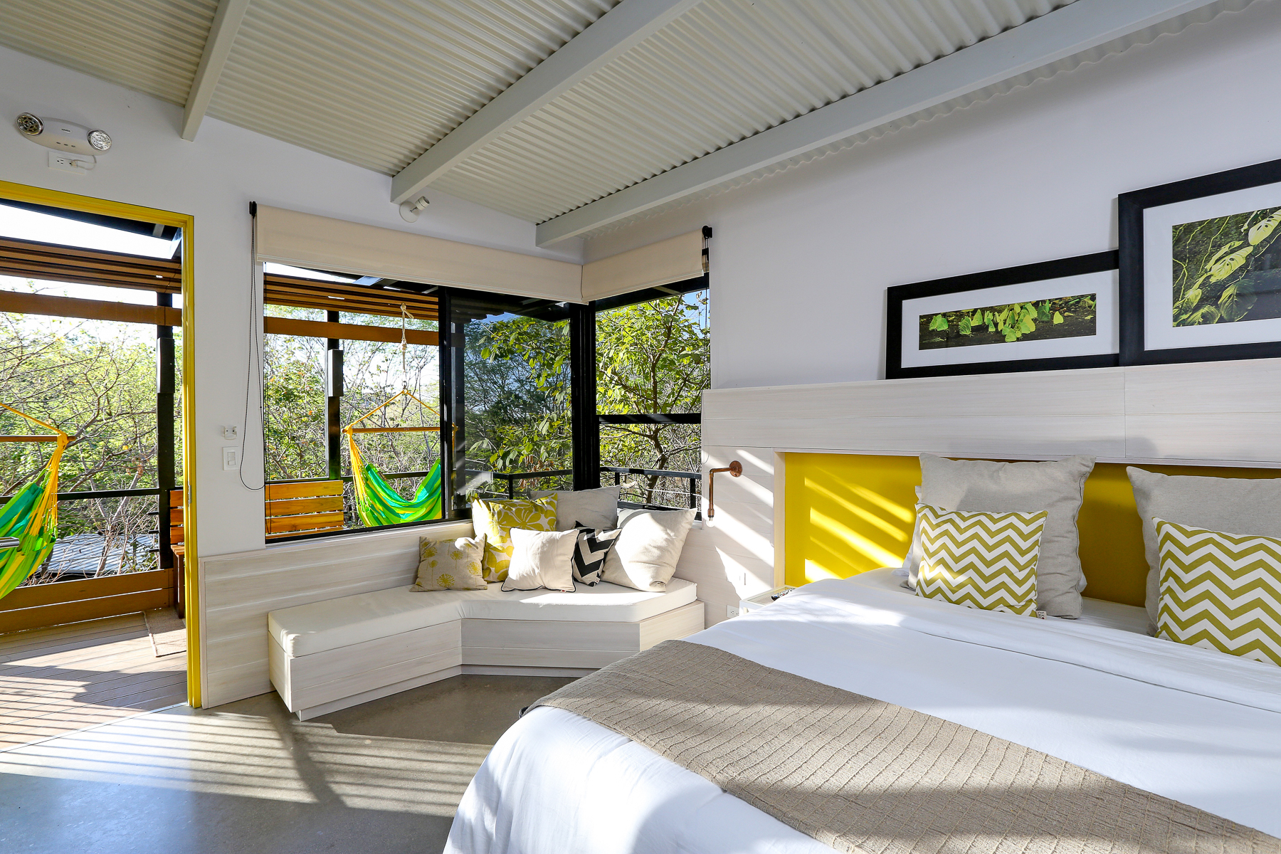 Guest bedroom at Rio Perdido in Costa RIca