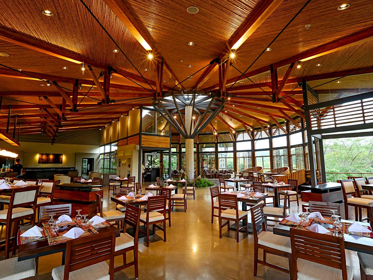 Restaurant at Rio Perdido in Costa Rica