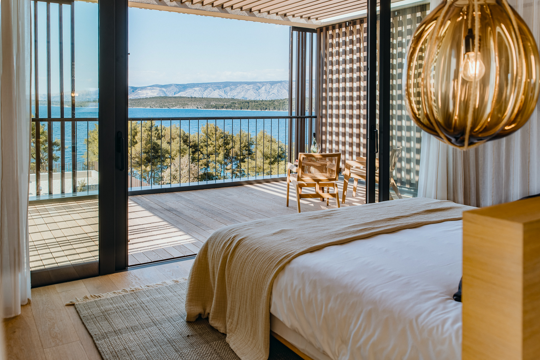 Ocean view suite at Maslina Resort in Croatia