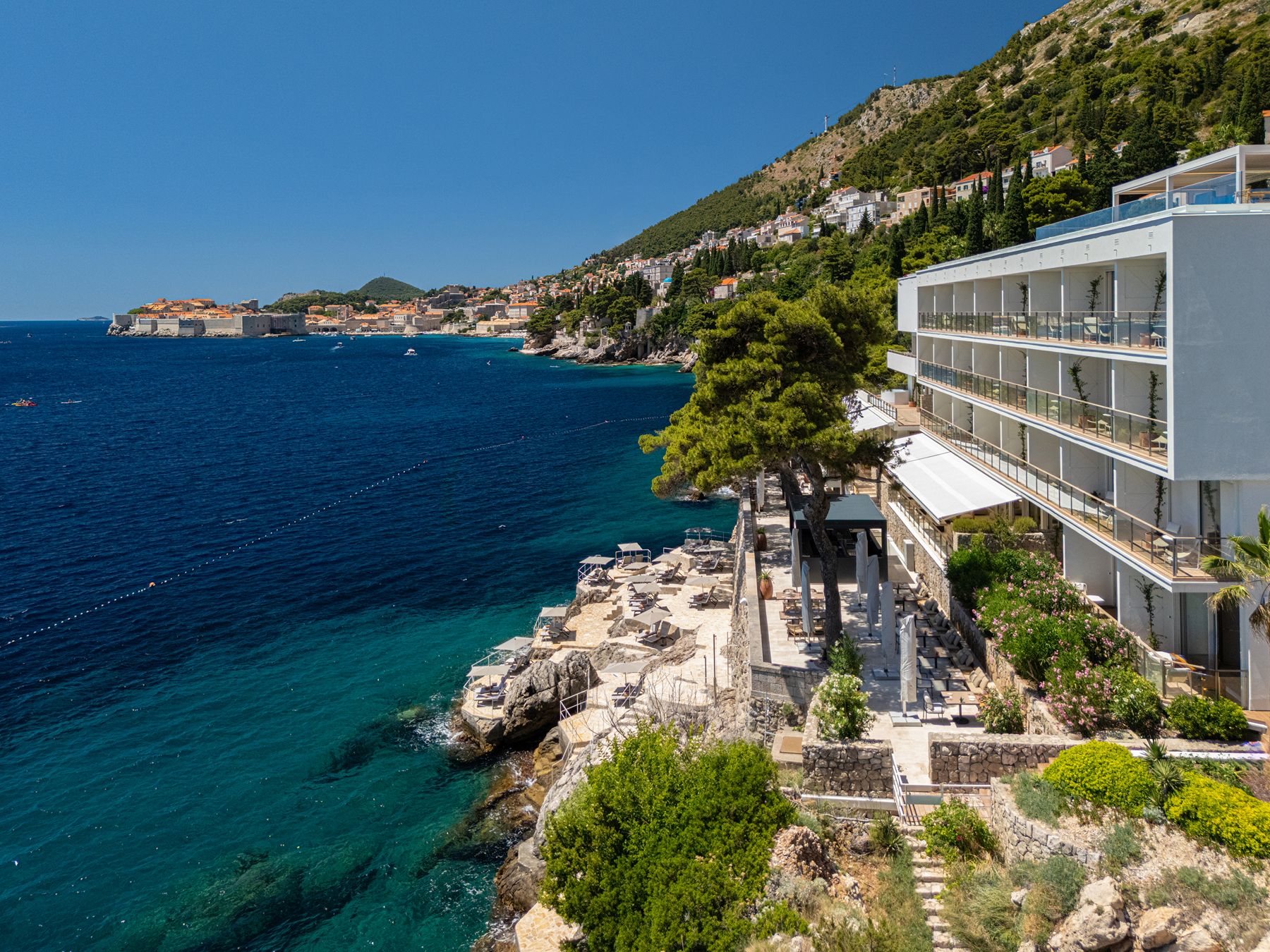 Exterior view of Villa Dubrovnik in Croatia