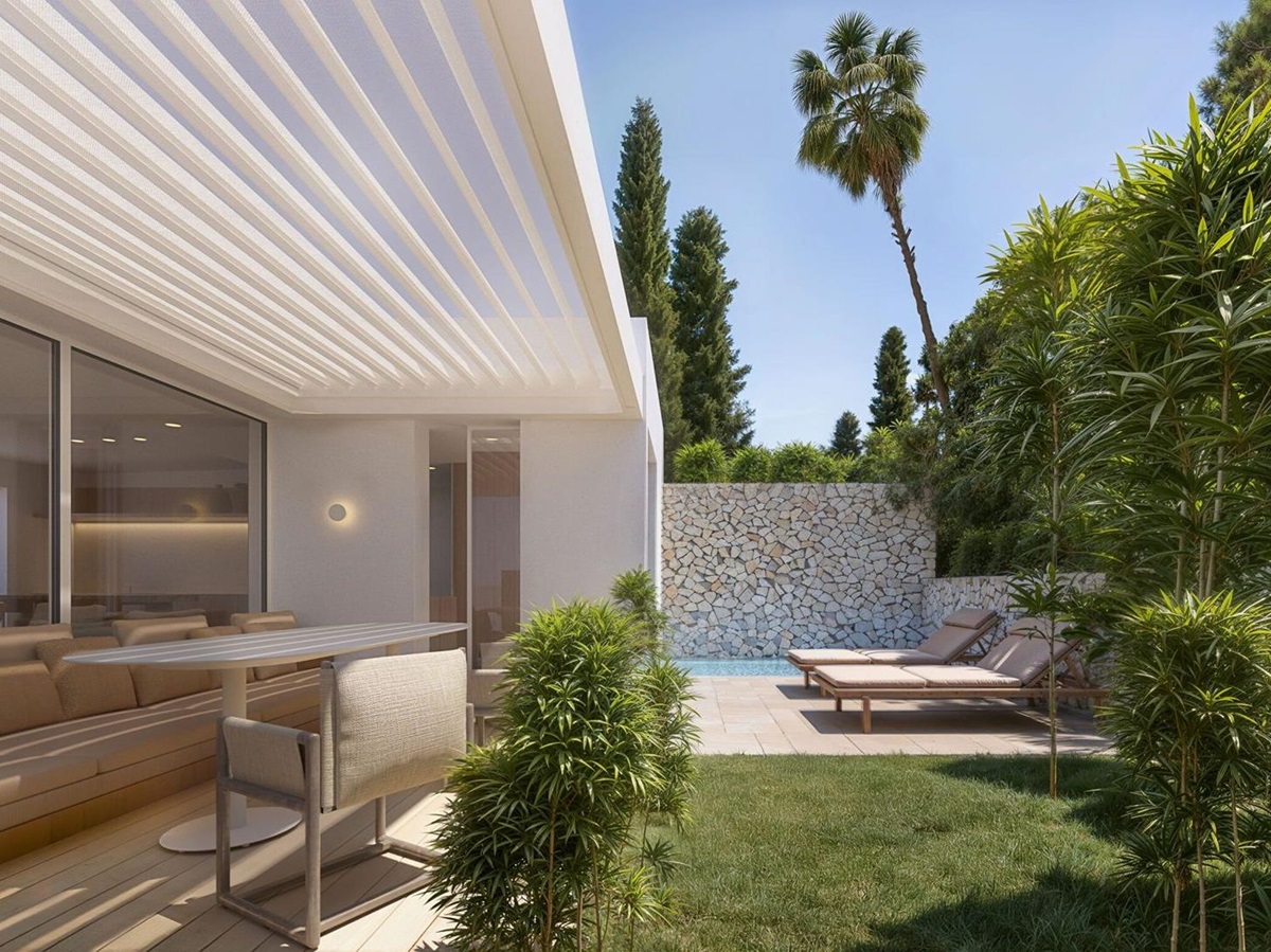 Kolin garden terrace at Villa Dubrovnik