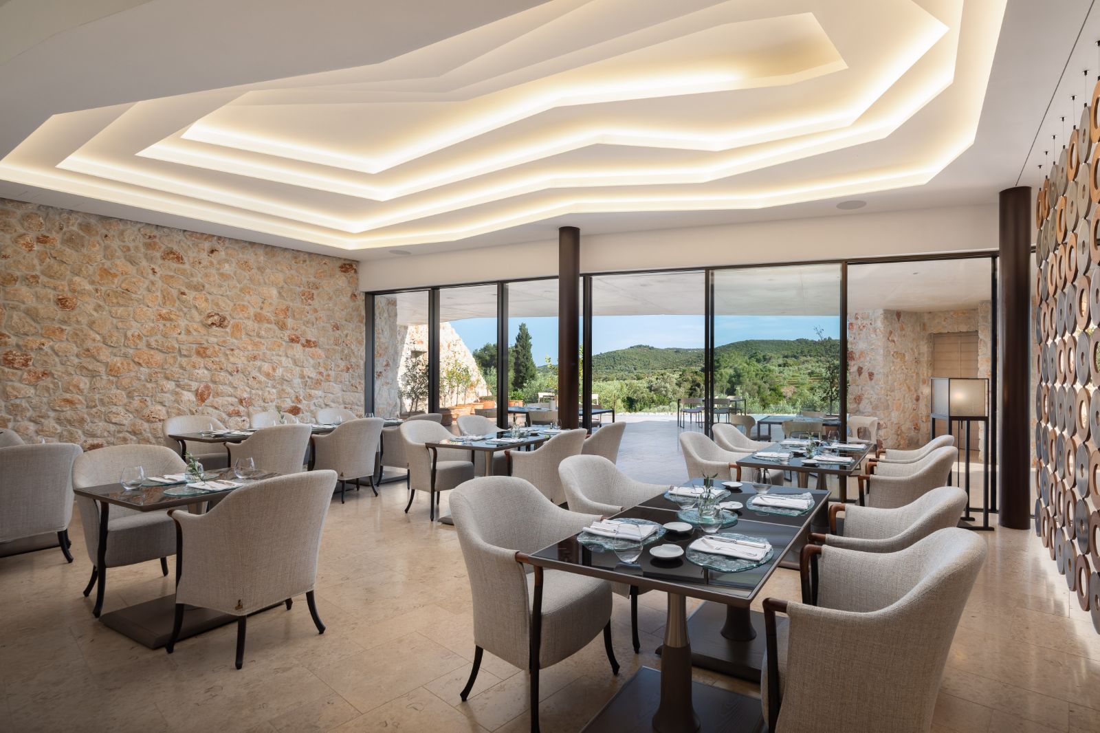 The restaurant at Villa Nai 3.3 in Dugi Otok Croatia