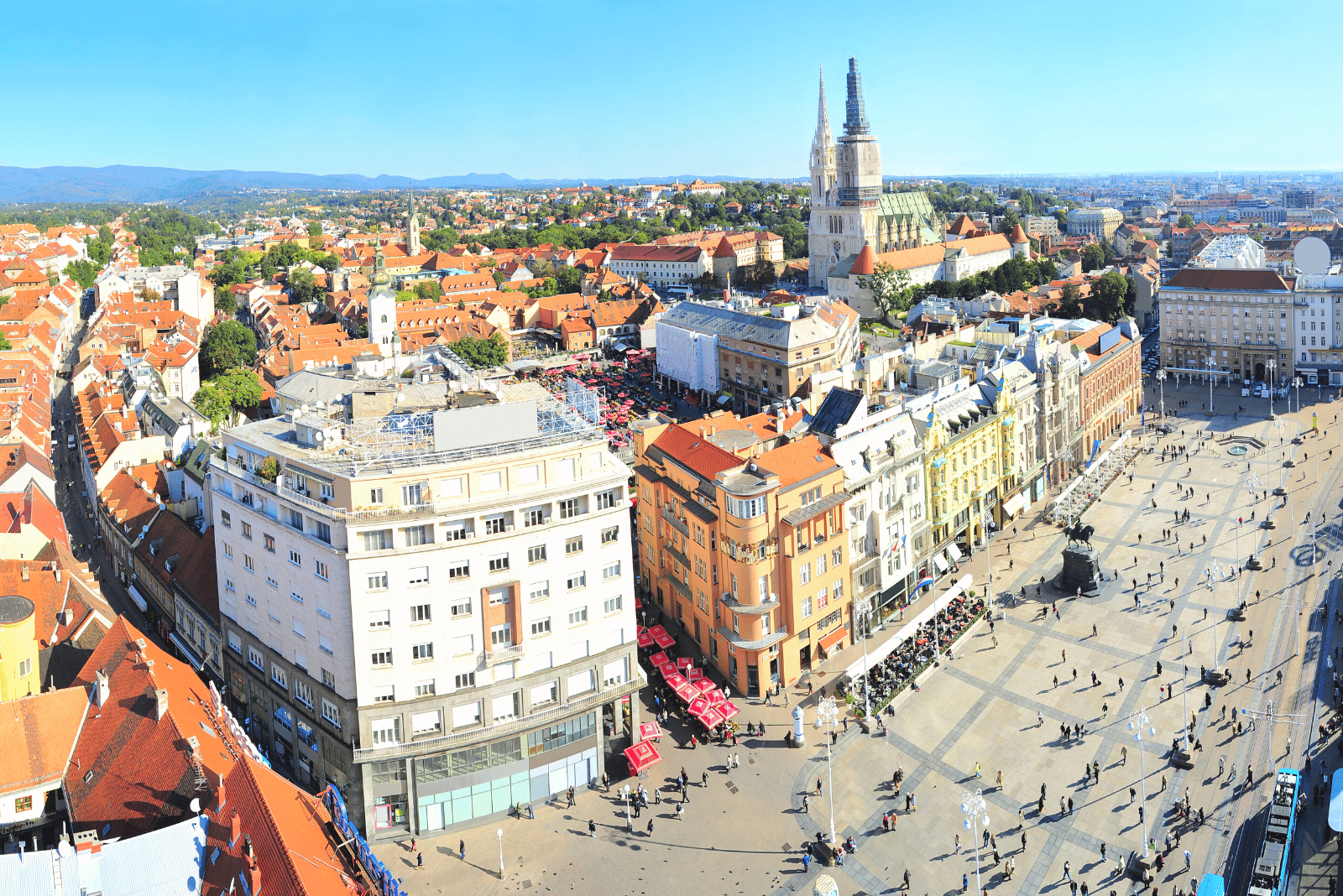 View of Zagreb, Croatia