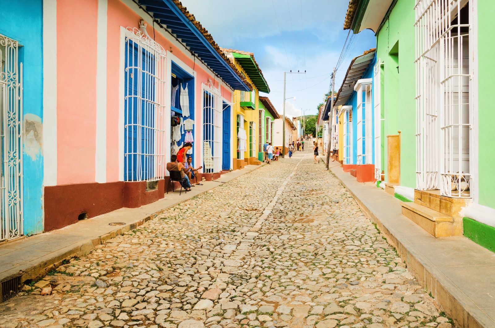 The streets of Trinidad in Cuba