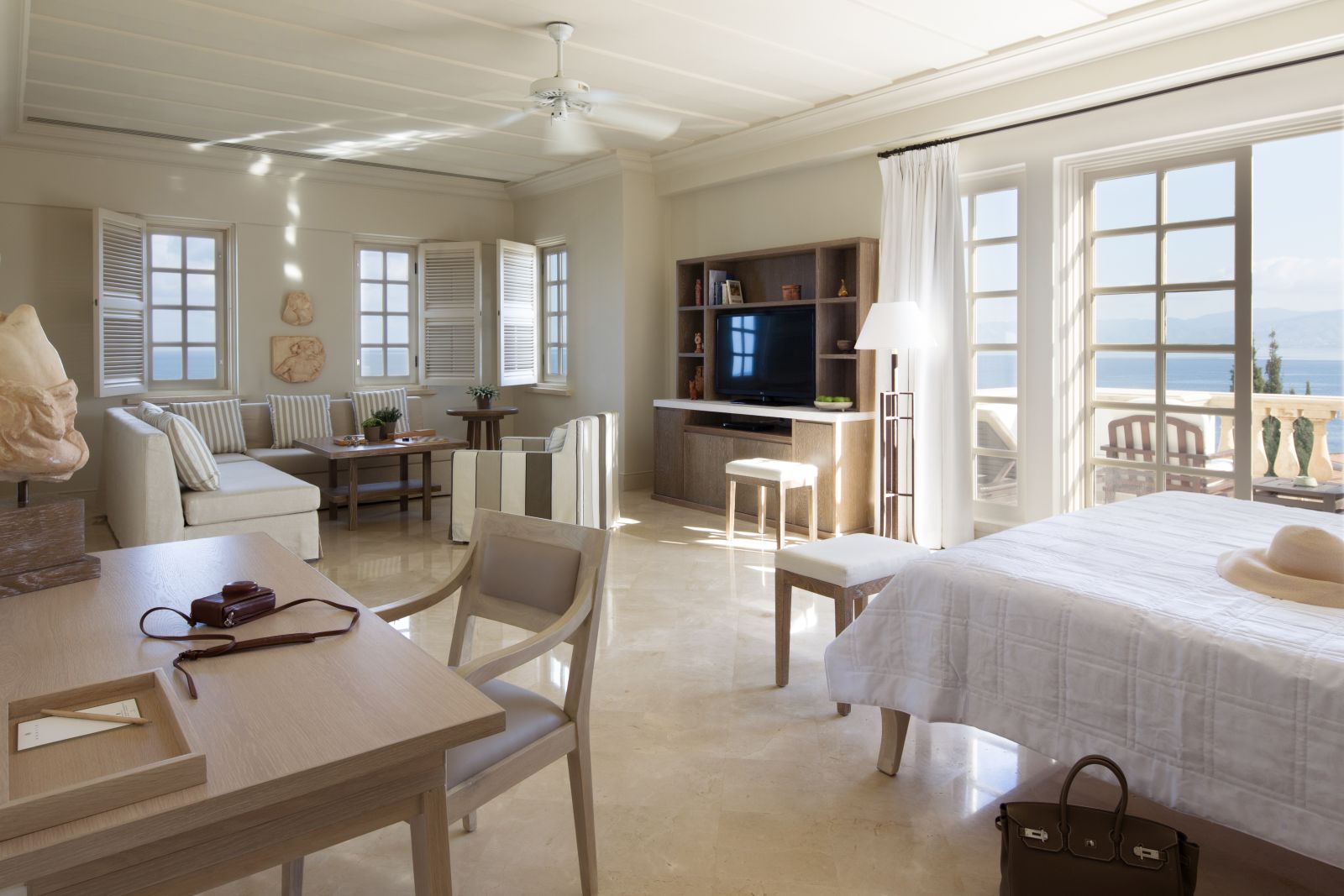 Suite with terrace at the Anassa resort in Cyprus