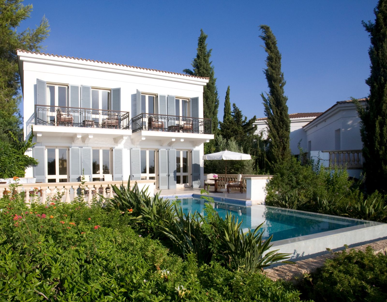 Villa with pool at the Anassa resort in Cyprus