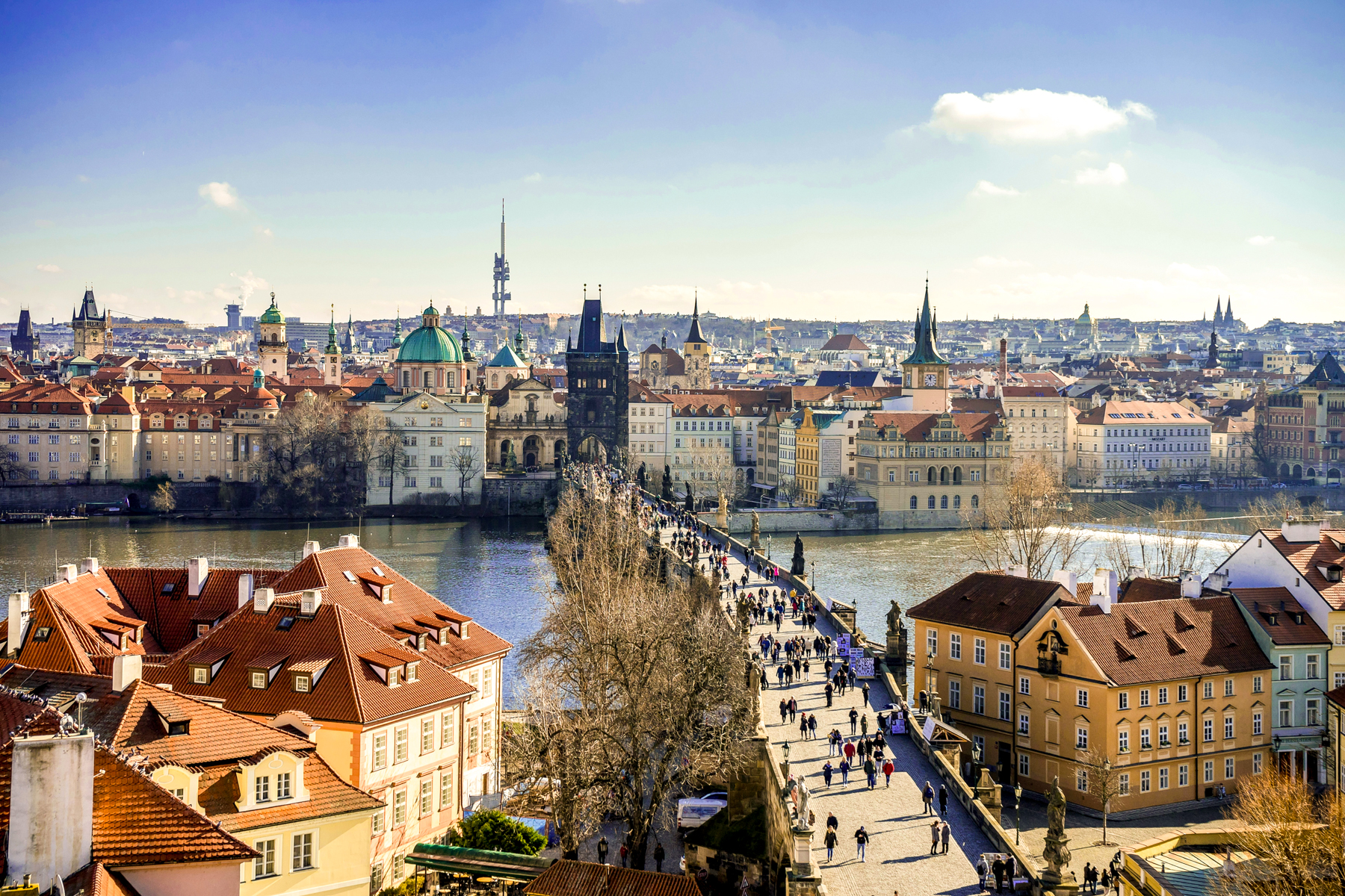 Charles Bridge in Prague, Czechia