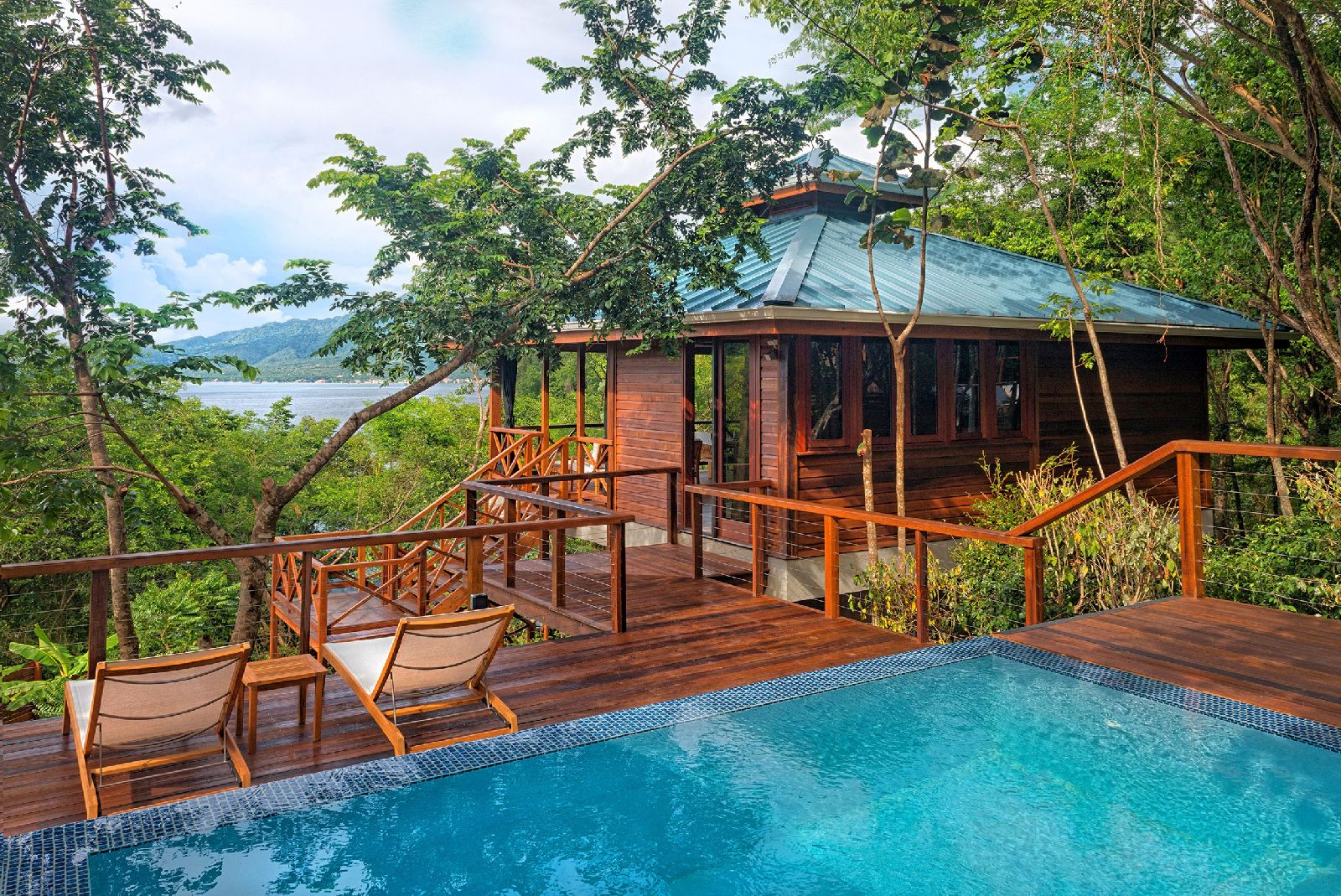Private pool of Ylang Ylang villa at Secret Bay in Dominica