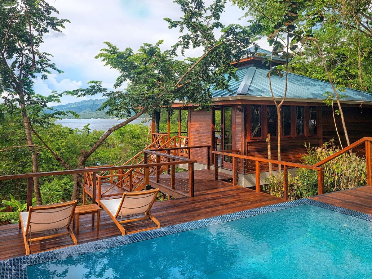 Private pool of Ylang Ylang villa at Secret Bay in Dominica