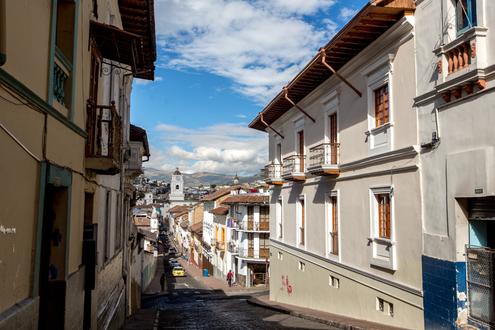 View at Casa Gangotena in Ecuador