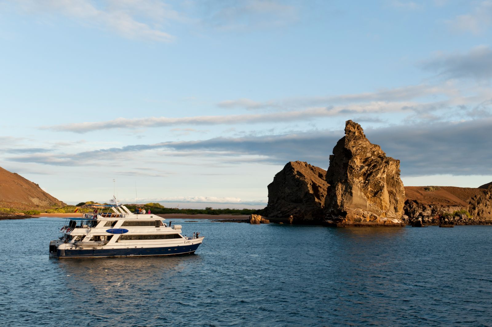 Exterior view of the Letty Cruise in the Galapagos Islands 