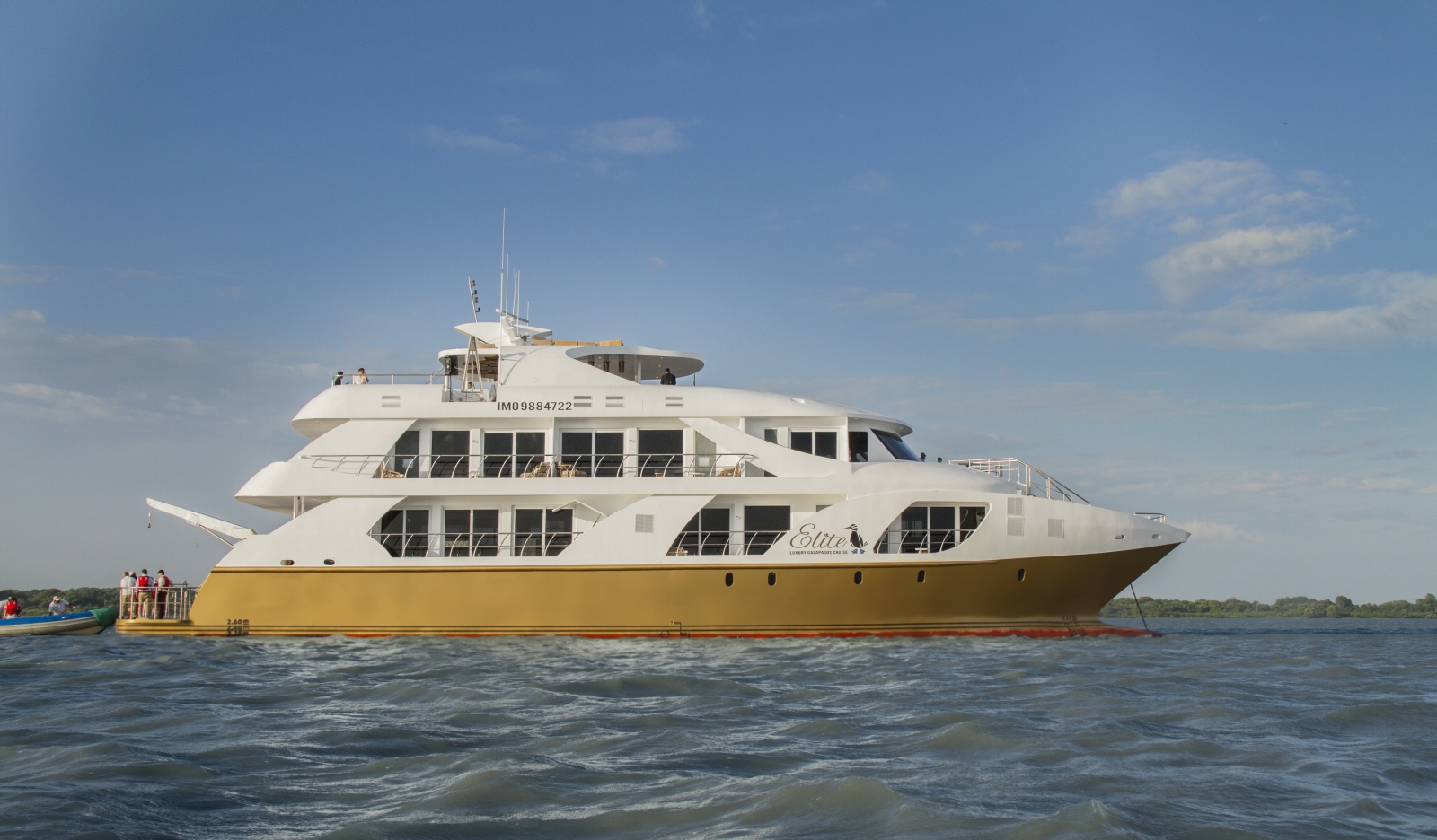 Exterior on board Elite in Galapagos