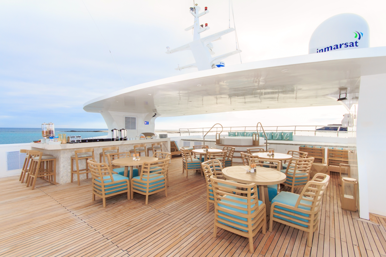 Sundeck on board Endemic in Galapagos